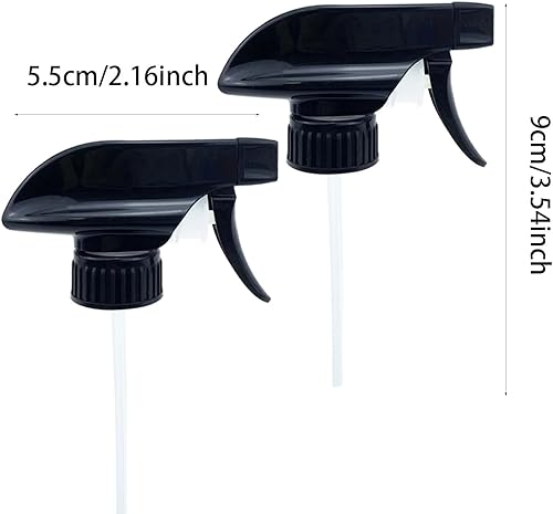 Qusmeiyici Lot de 6 têtes de pulvérisation de rechange pour bouteilles en verre ou en plastique - Nail Gallerys