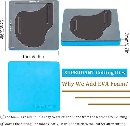 SUPERDANT Coupe-Ongles Étui de Protection en Cuir Matrices de Découpe Ciseaux Case Holder Die Cutter Organisateur Outil Machine de Découpe Faux Cuir Dies pour Ciseaux Gaine Embout Protecteurs Pochette - Nail Gallerys