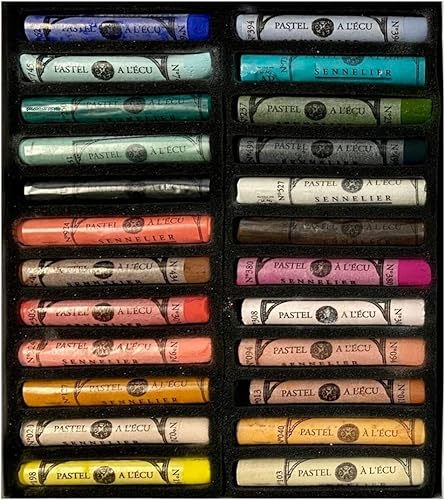 Sennelier ensemble de Pastel secs 24. pastels tendres'à l'écu' TINA MARZO .Sélection Paysage - Nail Gallerys