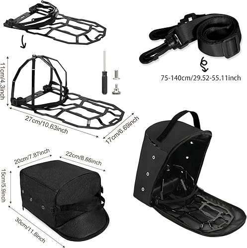 ZDDGNN Rangement pour casquettes, étui en cuir souple avec support intégré et bandoulière réglable pour le rangement en voyage et à la maison, noir - Nail Gallerys