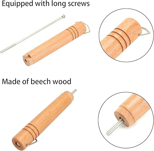 Vastsea 2 Pièces Manche En Bois De Remplacement, Poignées De Remplacement Pour Casseroles, pour Casserole Accessoires de Poignée de Casserole Universelle Poignée Anti Brûlure pour Casserole - Nail Gallerys