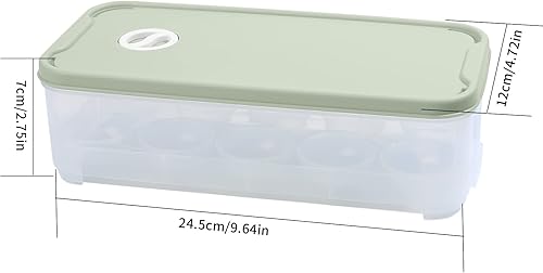 2 Pièces Boite a Oeufs en Plastique, Conteneur de Stockage d'oeufs, Boite Rangement d'oeufs Cuisine Réfrigérateur avec Couvercle pour 10 Œufs - Nail Gallerys