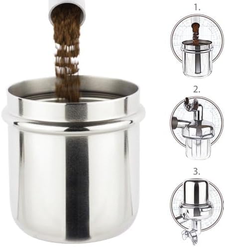 Motta Dosing Cup | Pojemnik do dozowania kawy | Wysoko : 60 mm | Fabriqué en Italie - Nail Gallerys