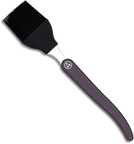 Laguiole Évolution - Pinceau silicone et acier Inoxydable - Ustensile de cuisine haute qualité - Garantie lave-vaisselle - Couleur panachée - Nail Gallerys