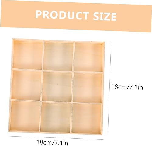 Healvian 4 Pièces boite de rangement en bois décoratif bibelot plat porte-bijoux rétro Titulaire décoration plaque de stockage d'affichage de bijoux petit plateau à bijoux plateau bijou - Nail Gallerys