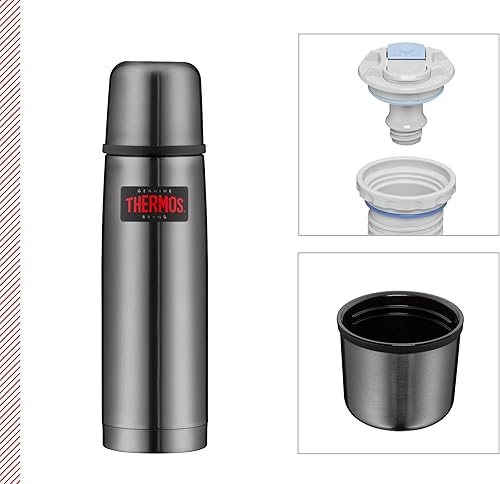 Thermos - Bouteille isotherme - Thermax - 1 Litre - Argent - Nail Gallerys