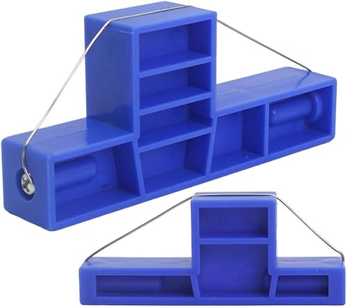 Oniissy Lot de 2 outils de coupe d'angle pour poterie et argile - Outil de coupe de poterie léger pour angles de 30/45/60 degrés - Nail Gallerys