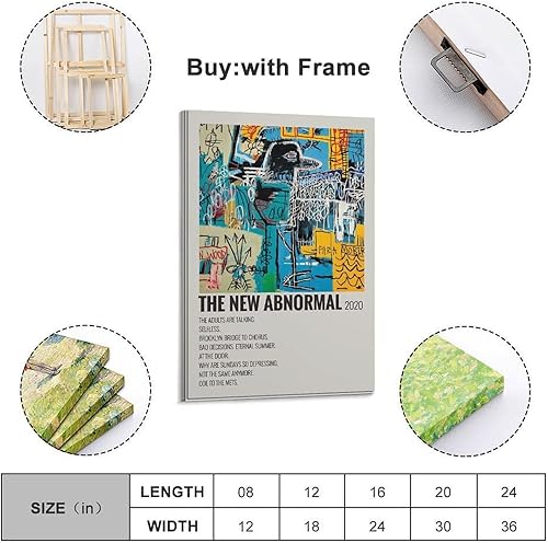 RUWHEYQW Poster The Strokes - Impression sur toile - Style rétro - Décoration murale pour salon, chambre à coucher, 50 x 75 cm - Style sans cadre - Nail Gallerys