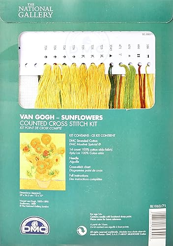 DMC - Kit les tournesols de van gogh bl1063/71 - Nail Gallerys