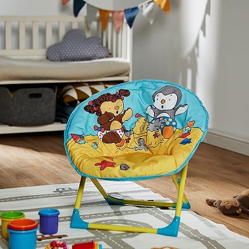 Fun House - 712246 - T'Choupi Siège lune pliable, 43 x 53 x 56 cm - Nail Gallerys