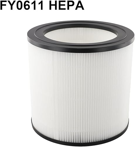 Filtre de rechange HEPA FY0611 compatible avec purificateur d'air AC0650 AC0651 série 600 - Nail Gallerys