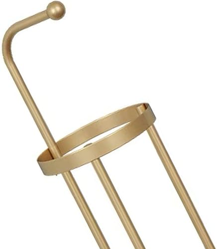 Sharplace Support de porte-parapluie, porte-parapluie, porte-parapluie sur pied, porte-parapluie, pour entrée, porte, couloir, pour cannes, or - Nail Gallerys
