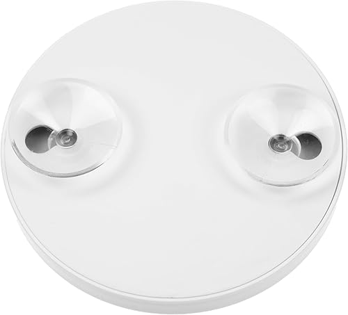 FANTASY Miroir Marque Miroir modèle avec ventouses, Plastique Blanc, Temps élargis, 41003 Ø 13 cm, 15x Multicolore - Nail Gallerys