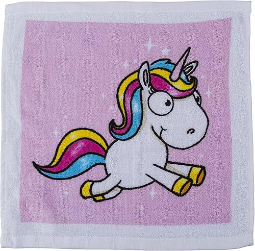 MIK funshopping Lot de 4 gants de toilette magiques - Serviette magique - Cadeau pour enfant - Tombola (Lot de 4 licornes) - Nail Gallerys