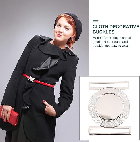 SOIMISS 2 Paires Boucle Ceinture Boucle De Ceinture En Alliage Boucle De Ceinture Femme Pour Manteau Convient Aux Manteaux Vestes Pantalons Et Robes - Nail Gallerys