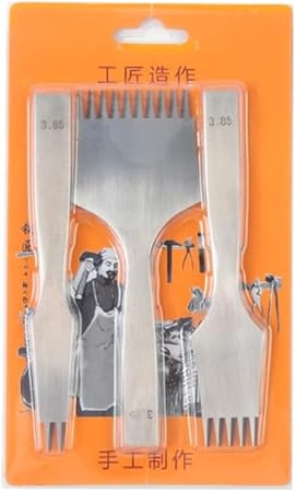Pitadue Kit d'outils professionnels à griffes pour cuir 2/5/10 griffes, perforatrices, laçage et couture - Nail Gallerys