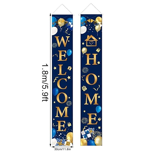 posionks 30 x 180 cm - Bannière de porte - Décoration de maison - Tissu polyester - Avec lanière - Bannière de décoration pour la maison - Nail Gallerys