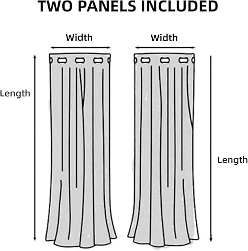 TMMDH Bleu et Blanc Rideau Occultant Thermiques 140x300 cm, Fleur Papillon Feuille Anti Froid Chaleur pour Salon Chambre Rideau SéParation de PièCe Lot de2 à Oeillets - Nail Gallerys