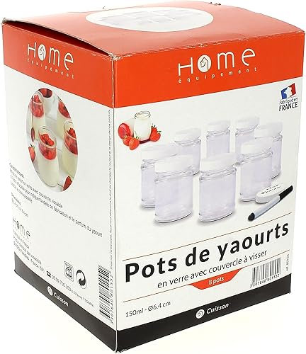 Pot de yaourtières par 8 pour Yaourtiere - Nail Gallerys