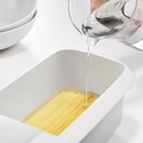 Yiida Cuiseur à spaghetti - Pour le micro-ondes - Idéal pour la cuisson des pâtes, des légumes, du poisson et des pâtes - Nail Gallerys