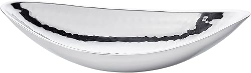 Edzard Bol Halifax, Longueur 27 cm, Acier Inoxydable martelé - Nail Gallerys