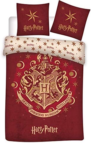 Harry Potter Housse de Couette, Multicolore, 140x200cm - Nail Gallerys