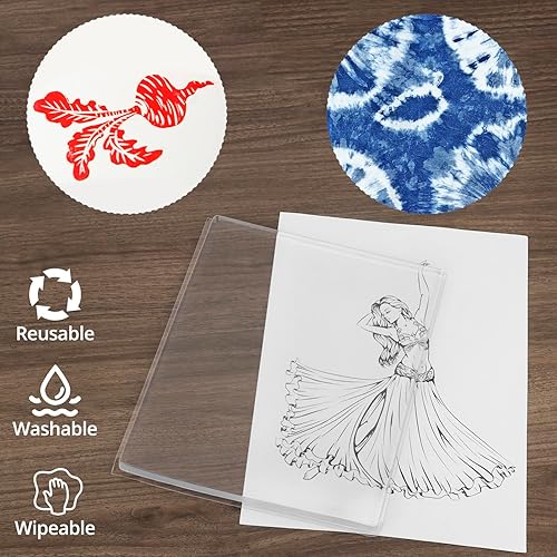 QWORK® Plaque d'impression Gel, Gel Plate Mono-impression Réutilisable 25x20 cm, Accessoires d'impression, pour Arts, Artisanat - Nail Gallerys