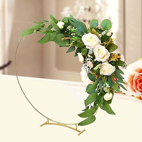 Baoblaze Anneau décoratif Rond en métal pour Centre de Table, 30 cm - Nail Gallerys