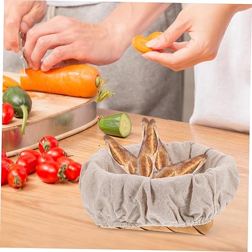COLLBATH 4pièces Housses De Doublure Pour Panier À Pain Ronde Doublures Réutilisables Pour Fermentation De Pâte De Accessoires De Cuisine Pratiques - Nail Gallerys