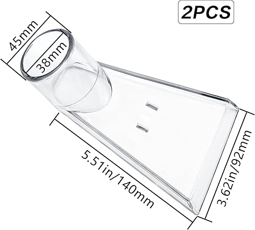 LYLIDIA Embout Aspirateur Eau 2Pcs Buse Aspirateur Eau Embout Shampouineuse pour Aspirateur Suceur Aspirateur Buses de Brosse Aspirateur Siège de Voiture Tête Pivotante Aspirateur - Nail Gallerys