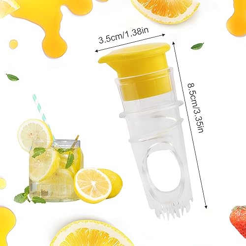 Presse-agrumes, presse-agrumes, presse-agrumes avec couvercle, presse-agrumes manuel, presse-agrumes portable et verseur pour citrons, presse-agrumes en plastique sans Bpa - Nail Gallerys