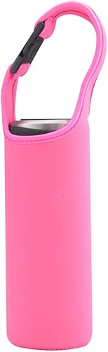 Isolation thermique professionnelle Housse de protection pour bouteille d'eau Portable Isolateur Pochette Sac de transport extérieur avec boucle à pression pour 500ML Dia 6-8cm 5 Couleurs - Nail Gallerys