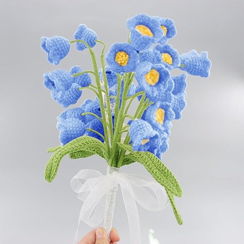 Magicherry Lot de 2 bouquets de fleurs de muguet artificielles au crochet pour maison, bureau, décoration de table de mariage, blanc - Nail Gallerys