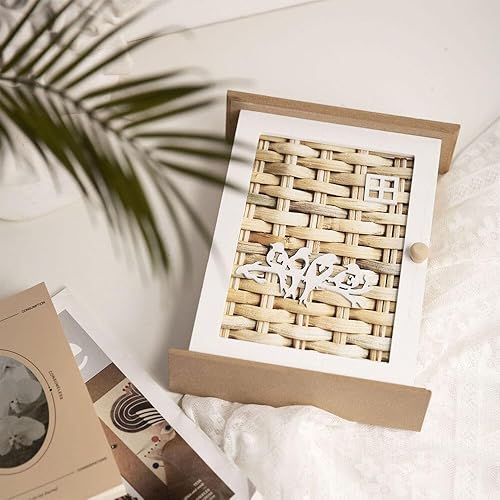 kiptyg Armoire a Clef, Boite a Clef, Boite a Clef Decorative, Boîte à clés Murale en Bois, boîte de Rangement créative, Style Naturel et Pastoral, pour clés, Bijoux, Petits Objets (22 * 7 * 28.5cm) - Nail Gallerys