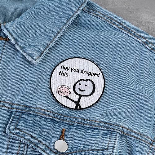 Urbanski Patch Hey You Dropped This à thermocoller sur 7,4 x 7,4 cm | Écusson Thermocollant, Transferts Thermocollant, Appliqués à coudre - Nail Gallerys