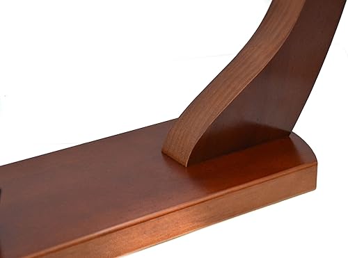 FERRETERIA LEPANTO Porte-jambon modèle en bois de pin couleur noyer + couteau à jambon + chevalet + couvercle en jambon noir en cadeau LepantoHouse - Nail Gallerys