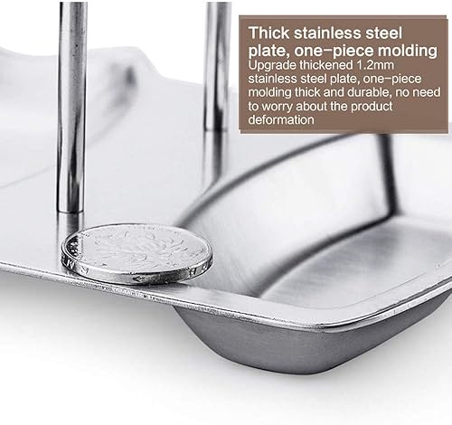 Support Couvercle Repose Cuillère Couteaux Cuillères Fourchettes Spatule en Acier Inoxydable Repose Couvert Porte Couvercle Ustensile Divers de Cuisine Mettre de l'Ordre dans Votre Cuisine - Nail Gallerys