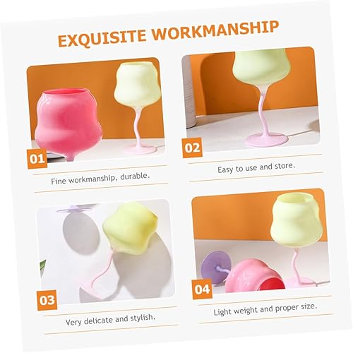 CATIEBYE Gobelet Cristal Rose Créatif Pour Boissons Coupe À Réutilisable Et Élégante Verre À Vin Vintage Pour Décoration De Fête - Nail Gallerys