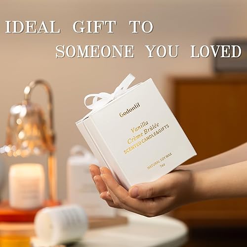 GODONLIF Bougie parfumée à la lavande, bougie d'aromathérapie relaxante pour la maison, cadeau d'anniversaire, cire de soja naturelle, combustion longue durée, atmosphère apaisante - Nail Gallerys