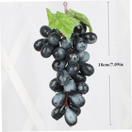 Vigne Artificielle 36 Mini grappes de Raisin en Plastique décoratives de Fruits stimulants avec des Feuilles - Nail Gallerys