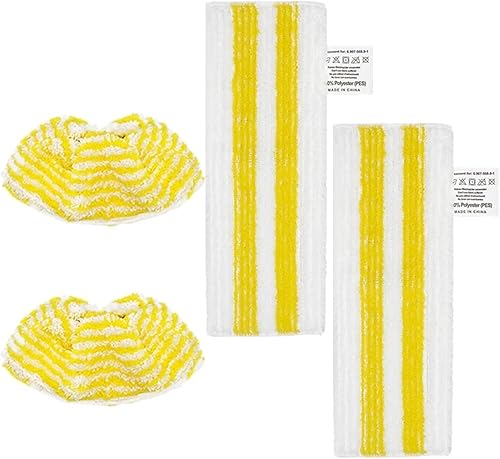 Chiffons De Nettoyage En Microfibre For Aspirateurs À Main Karcher Et Easyfix SC2, SC3, SC4, SC5, Accessoires For Balais Vapeur(12pcs Mopping Cloths) - Nail Gallerys