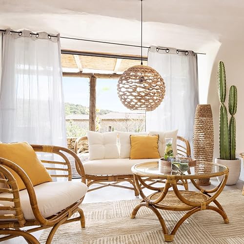 Atmosphera - Canapé Farah - rotin 2 Places - Nail Gallerys