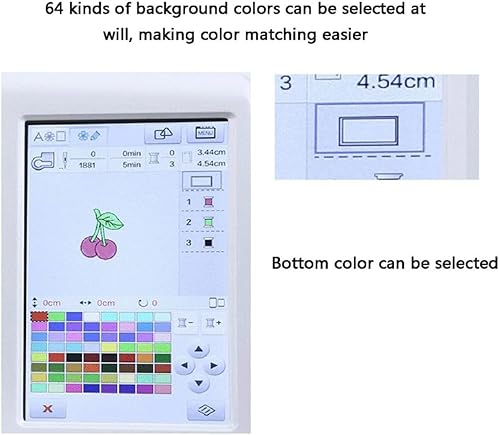 Machine à Coudre Automatique Machine à Broder électrique 158 Motifs Intégrés Avec Zone De Broderie De 4' X 9,2' Et écran Tactile Lcd, 210 Lettres Intégrées Et 30 Bordures De Motifs, Couture Simplifiée - Nail Gallerys