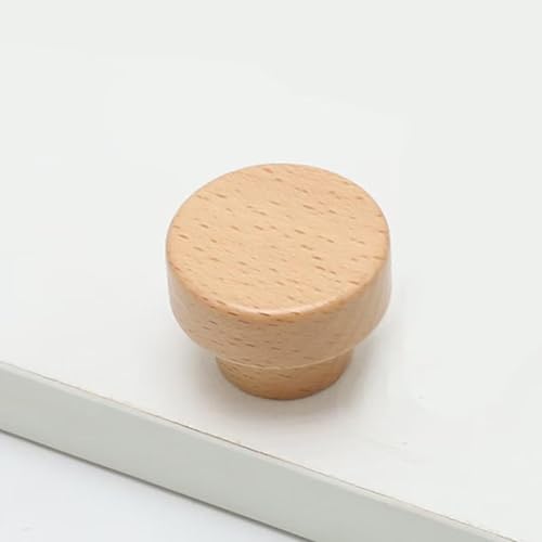 Lot de 15 poignées de tiroir en bois de hêtre massif pour armoire, commode, cuisine, tiroir de cuisine - Nail Gallerys