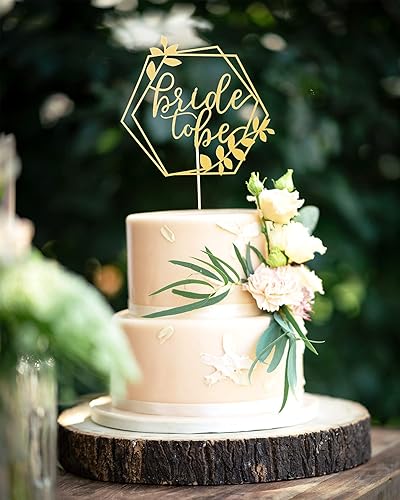 Décoration de gâteau « Bride to Be » - Fournitures de décoration de gâteau de mariage, fête prénuptiale - Cadeaux de décoration de gâteau - Accessoires de photomaton - Nail Gallerys