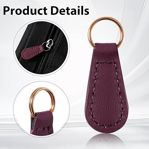 Deoward Tirette de Fermeture Éclair, 6 Pièces Poignée de Remplacement Réparation de Fermeture à Glissière pour Valises, Sacs à Dos, Manteaux, Vestes, Sacs à Main, Vêtement - Nail Gallerys