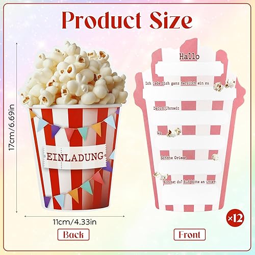 12 Cartes d'Invitation Anniversaire thème Néon,Invitation Créative à Gratter avec Enveloppes,Autocollants,Carte a Gratter et Carte Anniversaire Arc en Ciel,Invitation Anniversaire Fille et Garçon - Nail Gallerys