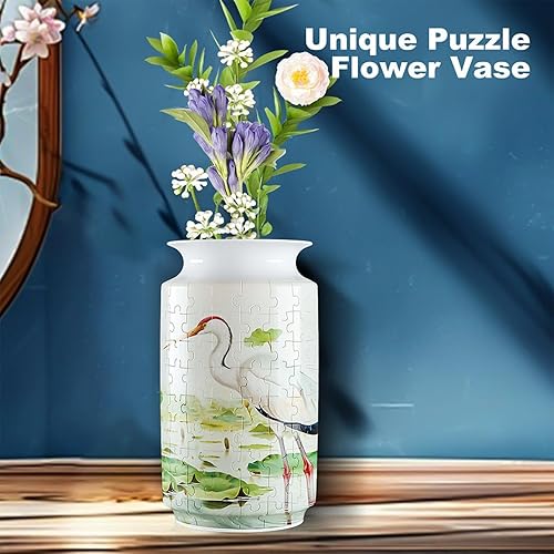 Vases 3D Jigsaws - décor de puzzle d'art, kit d'artisanat du planteur | Jouet de construction esthétique unique, modèle d'affichage floral créatif, puzzle interactif pour les projets de salle des adol - Nail Gallerys