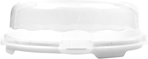 1001KDO POUR LA MAISON Boîte à gâteau en Plastique, Simple, Diametre: 30 cm, Hauteur: 11 cm, Pour Gâteau, 30 x 15 x 11 cm - Nail Gallerys