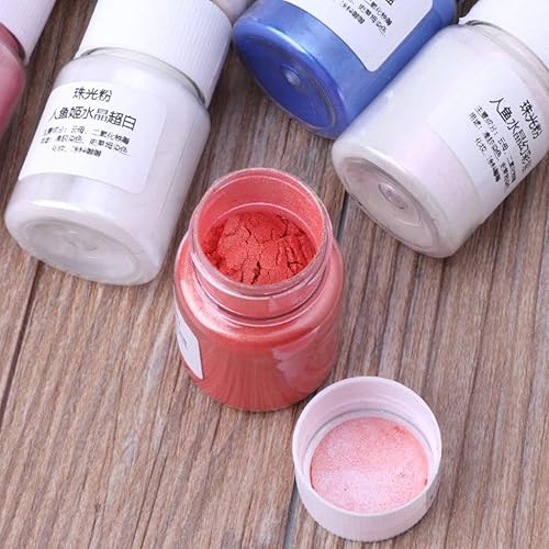 geneic Aurora Kit de teinture en résine 13 couleurs pour résine époxy, boue de cristal, bombes de bain, fabrication de savon, maquillage minéral, fabrication de bijoux, effet AB - Nail Gallerys